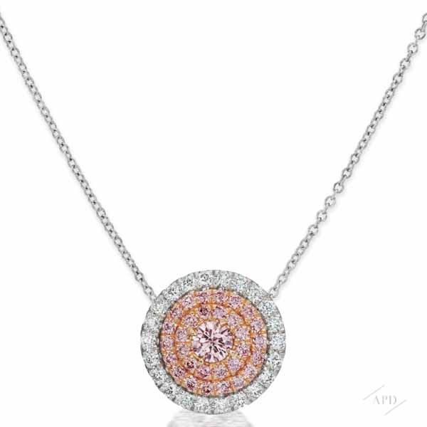 Argyle Double Halo Necklace