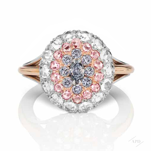 Argyle Dome Rose Cut Ring